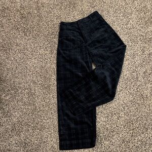 Anthropologie Black Checkered Pants